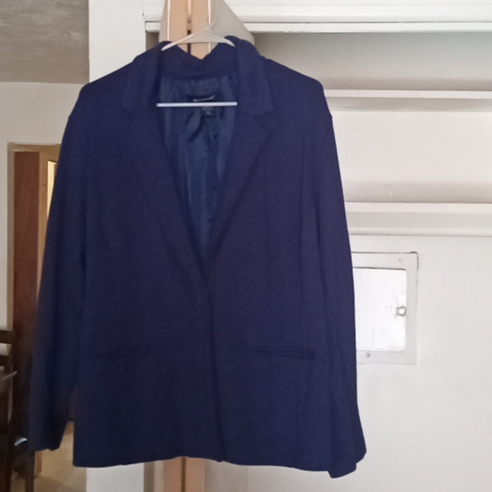 Beautiful Blue Suit Jacket by Ashley Stewart.